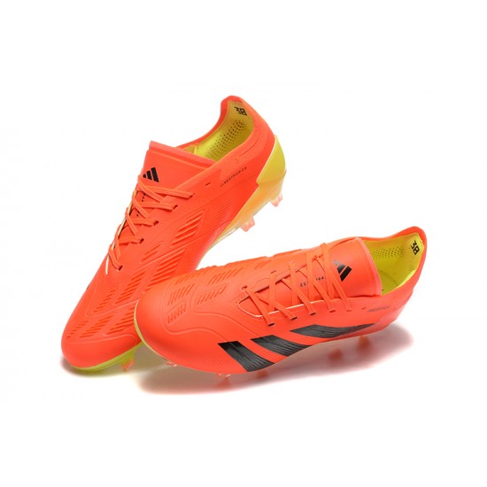 Adidas Predator Accuracy FG Orange Black Men's Football Boots