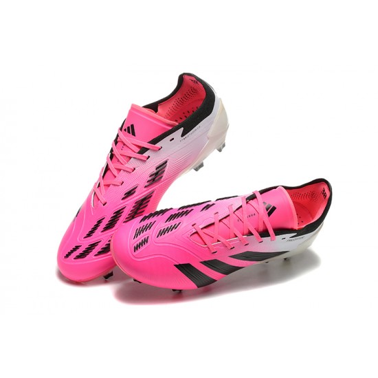 Adidas Predator Accuracy FG Pink Black Men's Football Boots