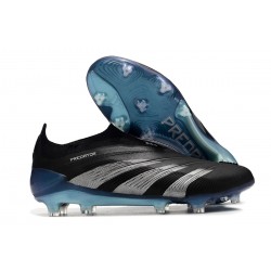 Adidas Predator Accuracy FG Football Boots Black Blue Silver For Men 