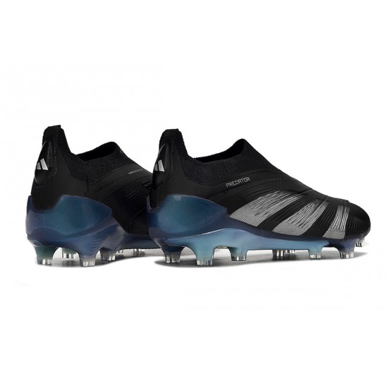 Adidas Predator Accuracy FG Football Boots Black Blue Silver For Men