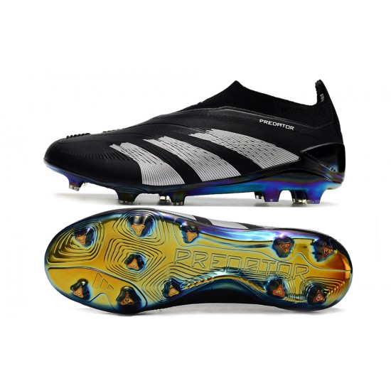 Adidas Predator Accuracy FG Football Boots Black Grey For Men/Women