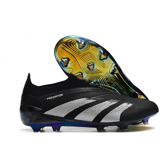 Adidas Predator Accuracy FG Football Boots Black Grey For Men/Women