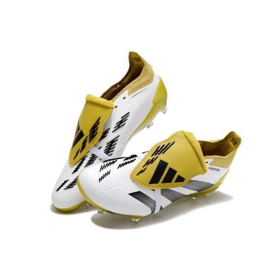 Adidas Predator Accuracy FG Football Boots Black White Olive For Men 