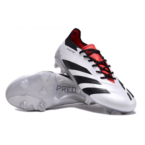 Adidas Predator Accuracy FG Football Boots Black White Red For Men