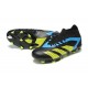 Adidas Predator Accuracy FG Football Boots Black Yellow Blue For Men