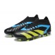 Adidas Predator Accuracy FG Football Boots Black Yellow Blue For Men