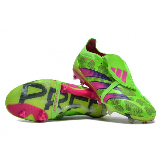 Adidas Predator Accuracy FG Football Boots Green Purple For Men