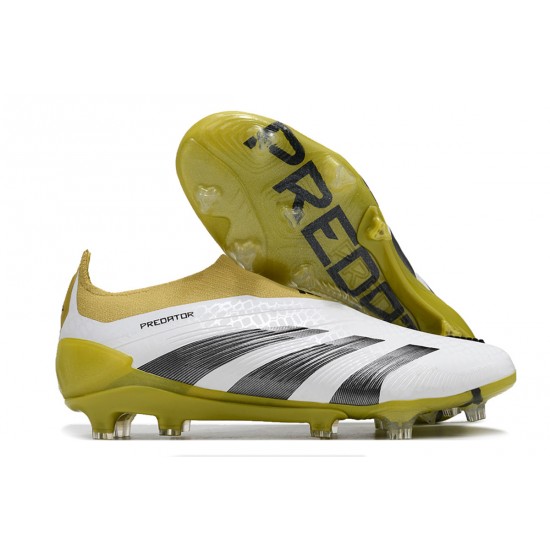 Adidas Predator Accuracy FG Football Boots Olive White Black For Men 