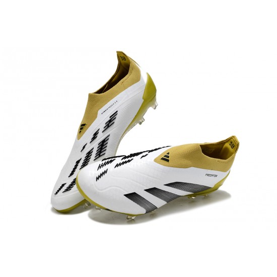 Adidas Predator Accuracy FG Football Boots Olive White Black For Men 