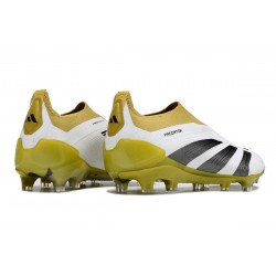 Adidas Predator Accuracy FG Football Boots Olive White Black For Men 