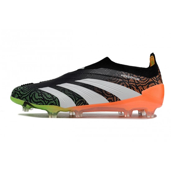 Adidas Predator Accuracy FG Football Boots Orange Black Silver For Men 