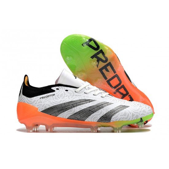 Adidas Predator Accuracy FG Football Boots Orange Grey Black For Men 