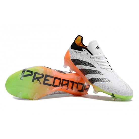 Adidas Predator Accuracy FG Football Boots Orange Grey Black For Men 