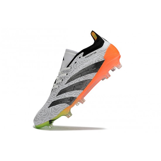 Adidas Predator Accuracy FG Football Boots Orange Grey Black For Men 