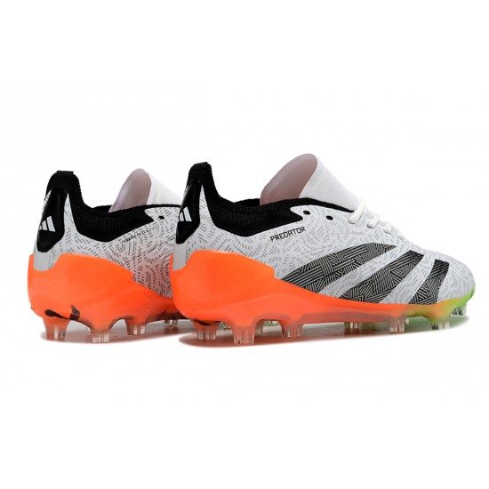 Adidas Predator Accuracy FG Football Boots Orange Grey Black For Men 