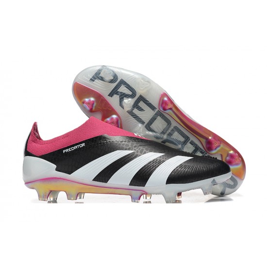 Adidas Predator Accuracy FG Football Boots Pink Black White For Men 