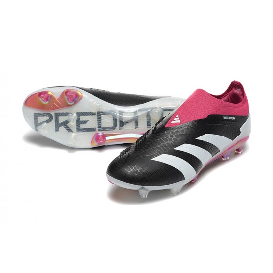 Adidas Predator Accuracy FG Football Boots Pink Black White For Men 