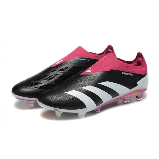 Adidas Predator Accuracy FG Football Boots Pink Black White For Men 