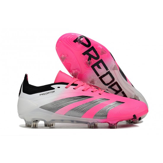 Adidas Predator Accuracy FG Football Boots Purple Black White For Men 