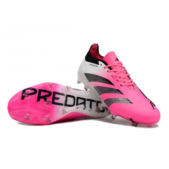 Adidas Predator Accuracy FG Football Boots Purple Black White For Men 