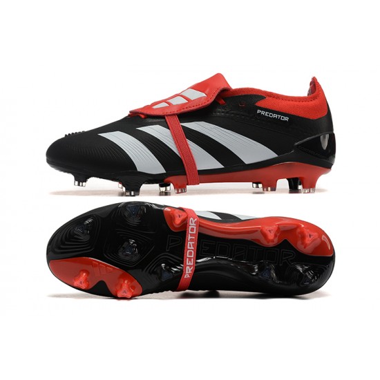 Adidas Predator Accuracy FG Football Boots Red Black White For Men 