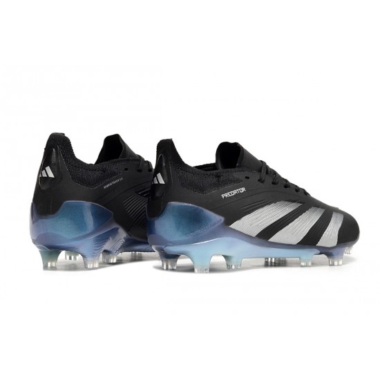 Adidas Predator Accuracy FG Football Boots Silver Black For Men 