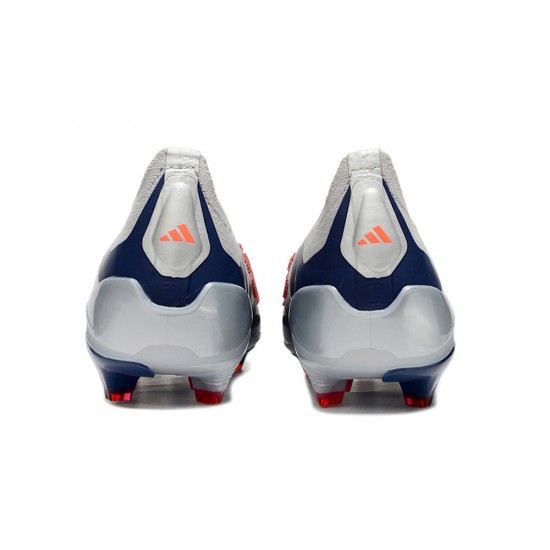 Adidas Predator Accuracy FG Football Boots Silver Blue Red For Men/Women