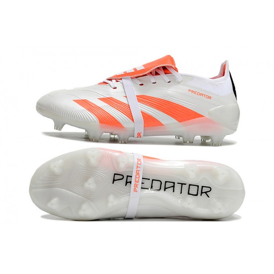 Adidas Predator Accuracy FG Football Boots White Orange For Men/Women