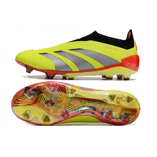 Adidas Predator Accuracy FG Football Boots Yellow Black Red For Men/Women