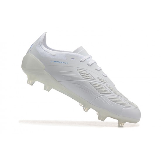 Adidas Predator Accuracy FG White Blue Men's Football Boots