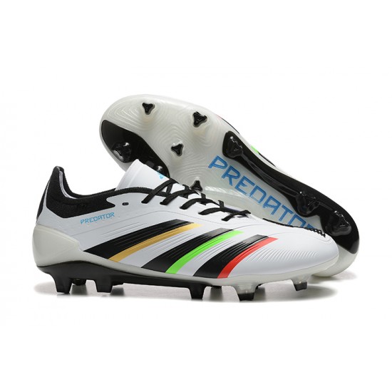 Adidas Predator Accuracy FG White and Black Men's Football Boots