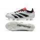 Adidas Predator Accuracy FG White and Red Men's Football Boots