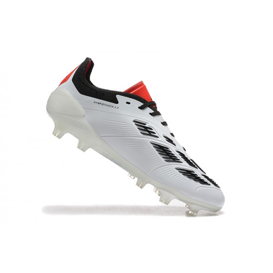 Adidas Predator Accuracy FG White and Red Men's Football Boots