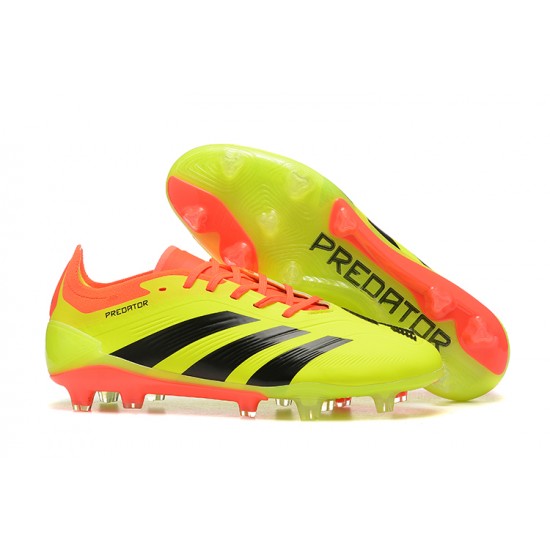 Adidas Predator Accuracy FG Yellow Black Men's Football Boots