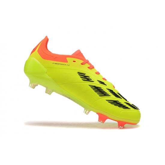 Adidas Predator Accuracy FG Yellow Black Men's Football Boots