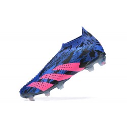 Adidas Predator Accuracy FG Boots Blue Pink Men Low Football Boots