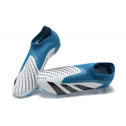 Adidas Predator Accuracy FG Boots Light/Blue White Men High Football Boots