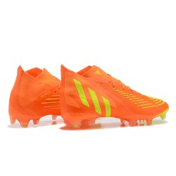 Adidas Predator Edge Geometric.1 FG Orange Yellow High Men Football Boots