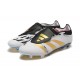 Adidas Predator Elite Tongue FG Football Boots Gold White Black For Men 