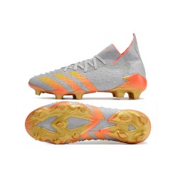 Adidas Predator Freak.1 FG Grey Orange Gold Women/Men Football Boots