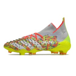 Adidas Predator Freak.1 FG Grey Yellow Orange Women/Men Football Boots