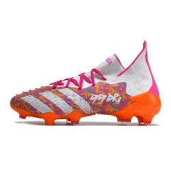 Adidas Predator Freak.1 FG White Orange Women/Men Football Boots