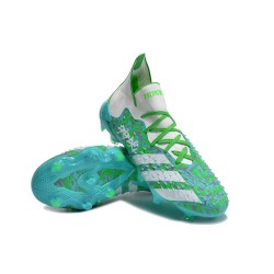 Adidas Predator Freak.1 FG White Turqoise Women/Men Football Boots