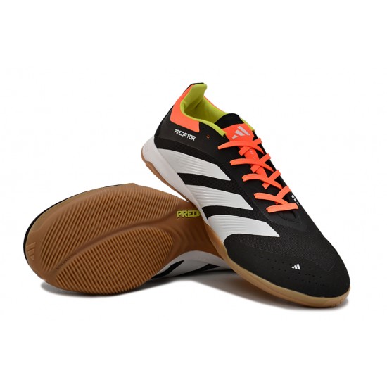 Women/Men Adidas Predator 24 Elite IC Black Brown Football Boots