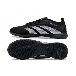 Women/Men Adidas Predator 24 Elite IC Black Grey Football Boots