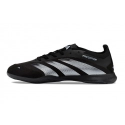 Women/Men Adidas Predator 24 Elite IC Black Grey Football Boots