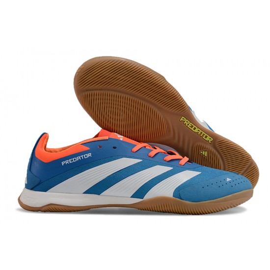 Women/Men Adidas Predator 24 Elite IC Blue Brown Football Boots