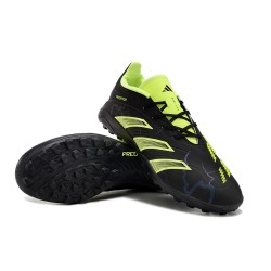 Women/Men Adidas Predator 24 Elite TF Black Yellow Football Boots