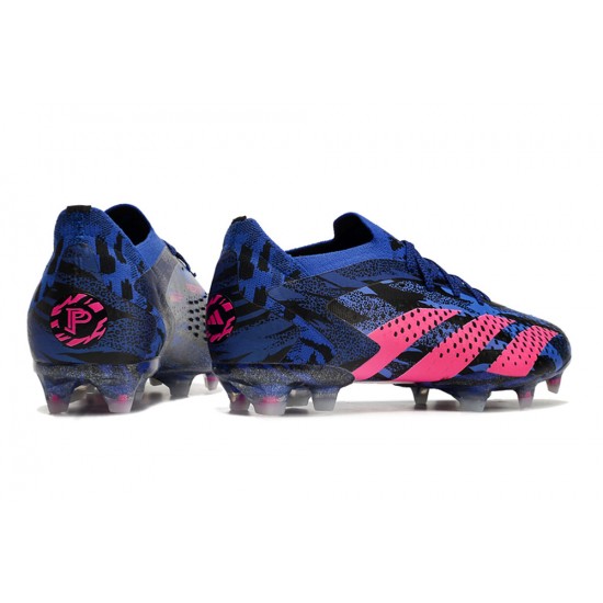 Adidas Predator Accuracy Paul Pogba .1 FG Blue Pink Black Football Boots