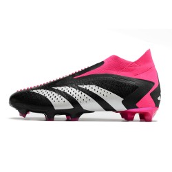 Adidas Predator Accuracy Paul Pogba .1 High FG White Black Peach Football Boots 